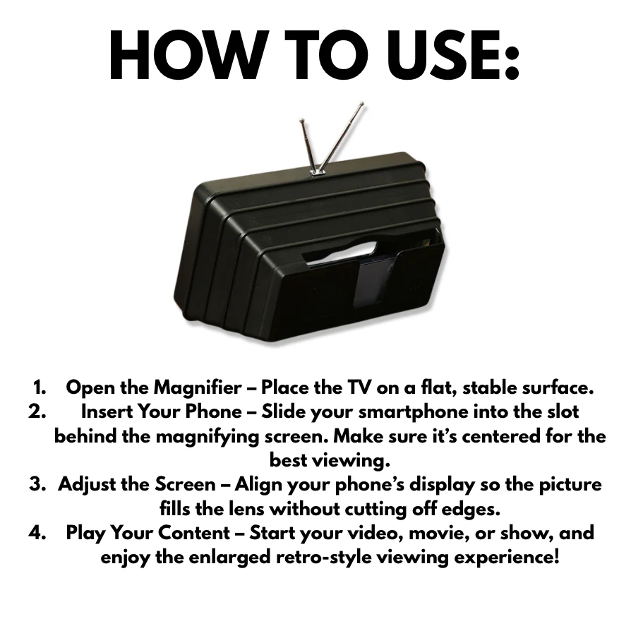 12"Screen Boost Retro TV™